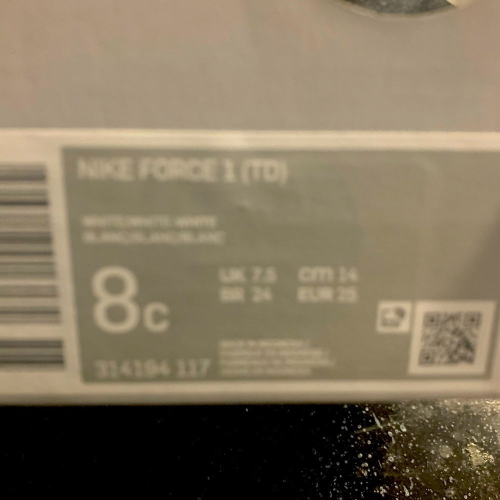 Air Force 1 toddler/unisex